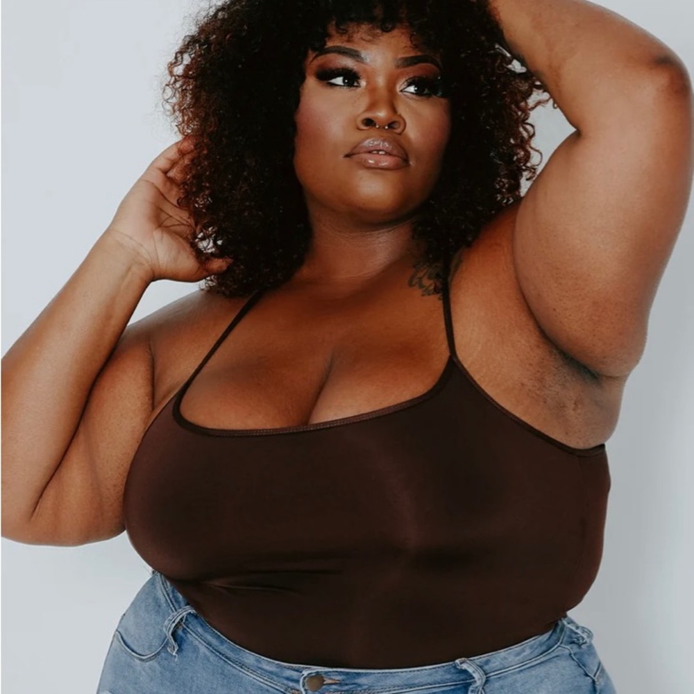 NWT. XXL Klassy BROWN BRAMISUIT